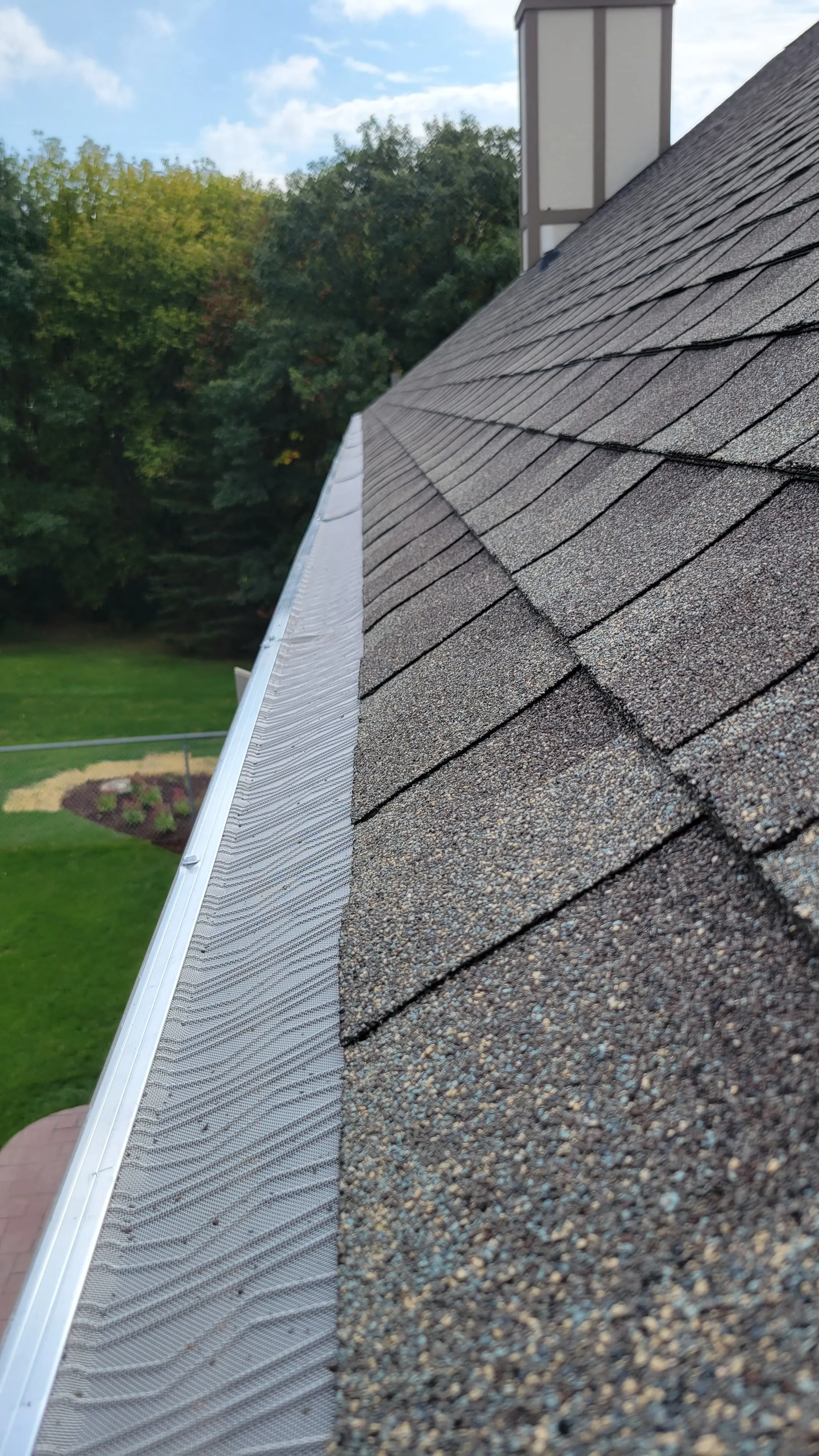 Professionally installed gutter guards in Milwaukee